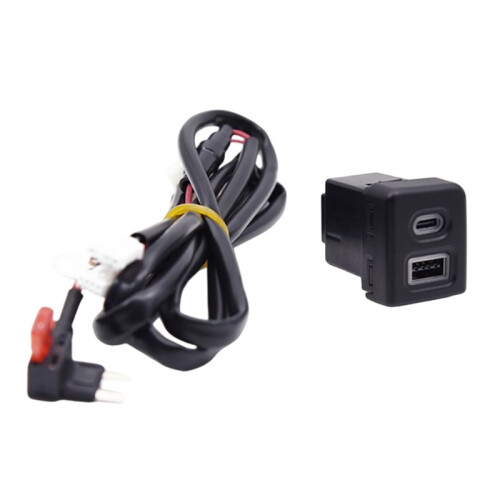 Schnellladebuchse mit USB-Typ-C-Anschluss für  Multivan T5 (QC3.0)