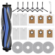 22-Teiliges Ersatzteilset für  M3 Saugroboter: Hauptbürste, Filter, Wischpad, Staubbeutel, Seitenbürste