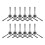 Replacement Parts Side Brushes for  M3 Robot Vacuum Cleaner Accessories  Side Brush 12PCS 1
