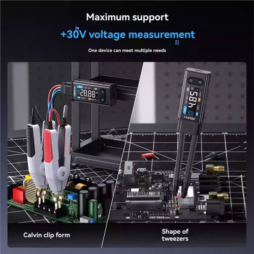 -ST2 Intelligent Tweezers SMD ESR Tester Resistance Capacitance Inductance Continuity Diode Testing Tool 1