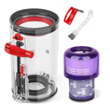 Replacement Dust Container for V11 V15 SV14 SV15 SV22 Vacuum Cleaner Transparent Dust Box with HEPA Filter