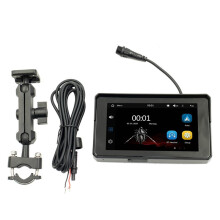 Motorcycle 5Inch Navigation Screen Portable Waterproof Screen Wireless Carplay Android Auto MP5 Player