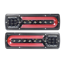 2PCS Car LED Taillights Turn Signals Lights Brake Lights Reversing Lights for Trucks Buses Tractors RVs