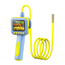 Kid Endoscope Camera 2.4-Inch Display 200W HD Probe with LED Kids Exploration Endoscope Tool for Outdoor Children'S Gift