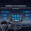 Car 9Inch Navigation Display Wireless Carplay Android Auto MP5 Player 4K Driving Recorder  Portable Screen 5