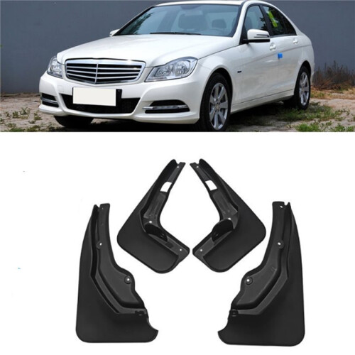 Car Mud Flaps Mudflap Front Rear  Anti- Mudguards Guard  for - C Class W204 2011-2014 1