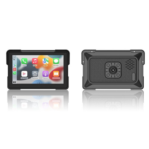 Motorcycle 7Inch Navigation Screen Wireless Carplay Android Auto MP5 Player Portable Waterproof IPS Screen 2