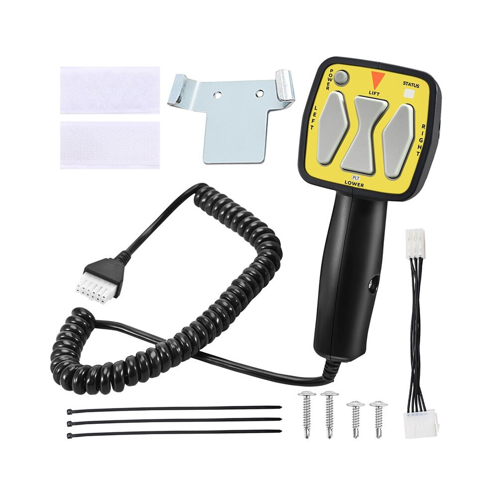 Snowplow Handheld Controller For Western 56462, Fisher 9400, Sam 1306902, Straight Blade Plows 6 Pin Plug Yellow 6031386989362