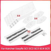 Microfibre Cloth Set for Easyfix SC1 SC2 SC3 SC4 SC5 Steam Cleaner Accessories, Washable Microfibre Cover