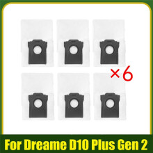 6 Stuks Stofzakken voor D10 Gen 2 RLD32GD Robotstofzuiger Stofzak Vervangende Onderdelen Accessoires