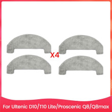Mop Cloth for Ultenic D10/T10 Lite Q8/Q8max Vacuum Cleaner Parts Efficient Household Cleaning Accessories 4PCS