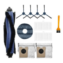 Accesorios para Aspiradora para Omni C20, Piezas, Bolsa para Polvo, Filtro HEPA, Rodillo, Cepillo Lateral, Paño de Fregona, Repuestos