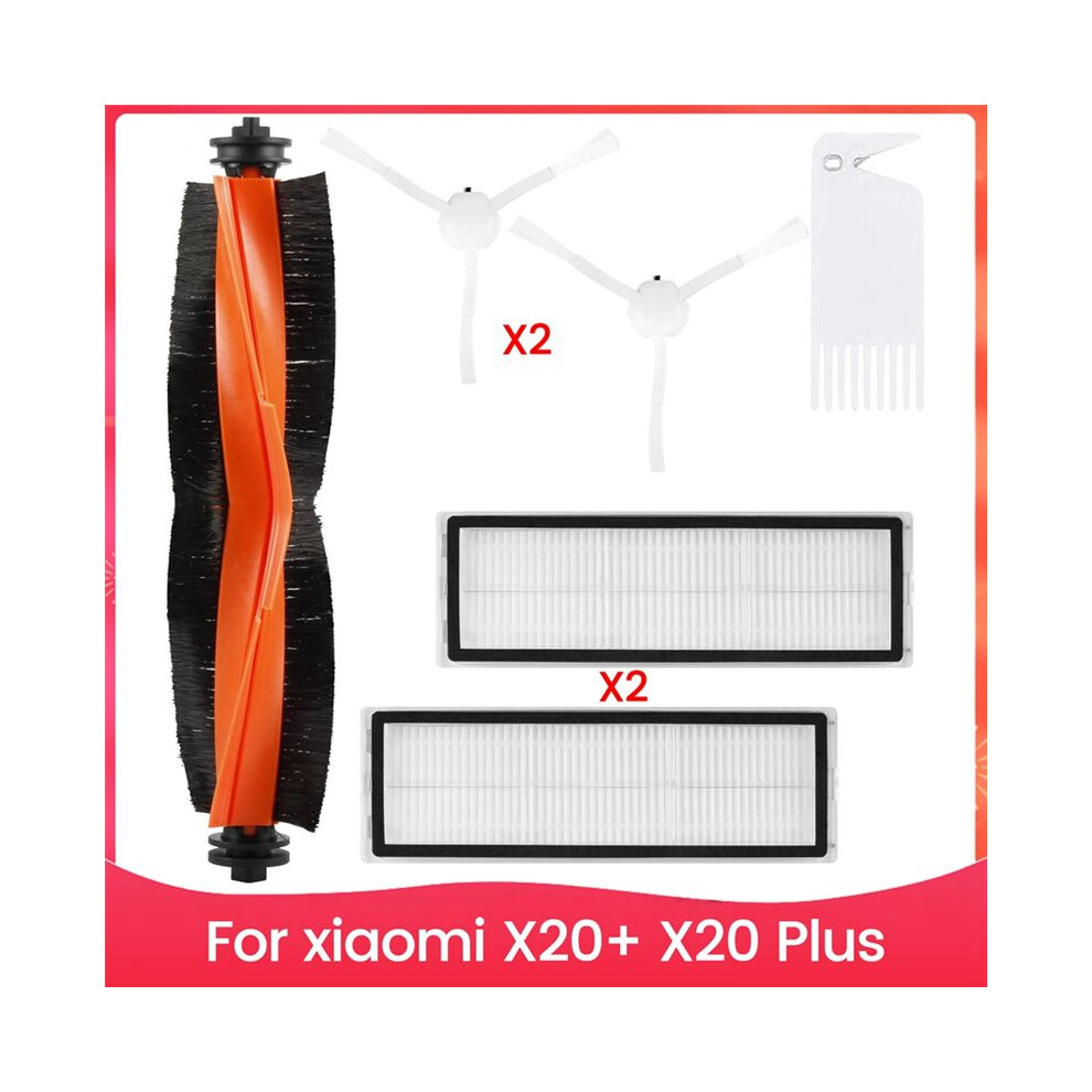 Accessory Set For X20+ X20 Robot Vacuum Cleaner Parts Main Side Brush Hepa Filter Accessories 6031504969832