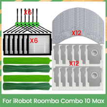 Main Brush Filter Mop Cloth Dust Bag for Combo 10 Max Vacuum Cleaner Parts Efficient Cleaning Accessories
