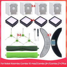 Replacement Parts for Combo 10 Max,Combo J9+,Combo J7+/ Brush Filter Mop Bags