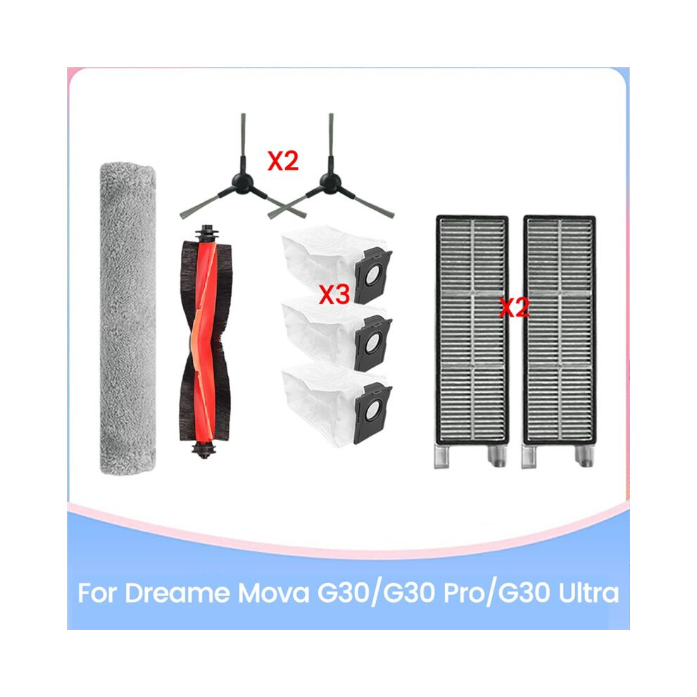 For Mova G30/G30 Pro/G30 Ultra Spare Parts Vacuum Brush Hepa Filter Dust Bag Tracked Mop Cloth 6034142895044