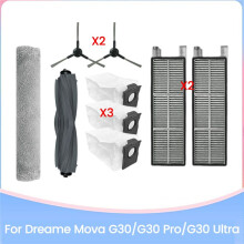 Repuestos para Aspiradoras para Mova G30/G30 Pro/G30 Ultra: Cepillo, Filtro HEPA, Bolsa para Polvo, Mopa con Orugas y Paño.