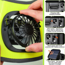 Capacete Solar Ventilador para Exteriores Clipe para Chapéu Refrigerador para Viagens Caminhadas Pesca Atividades Refrigerador para Verão Clipe para