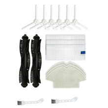 For Rowenta X-Plorer Serie 75 RG7687 Sweeper Main Brush Filter Side Brush Rag Replacement Pack Brush