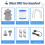 Pool Cleaner Circulation Filter Pump 330 GPH Filter Swimming Pool Filter Pump for Aerated Pool Pumps US Plug 2