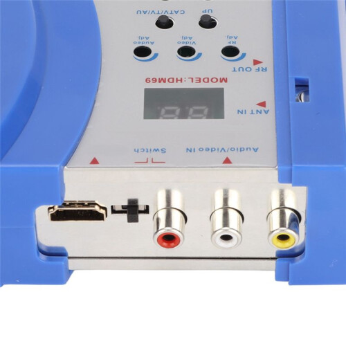 HD Modulator PAL NTSC Format Drive Free HD Multimedia Interface AV to RF Converter for Home TV EU Plug 1