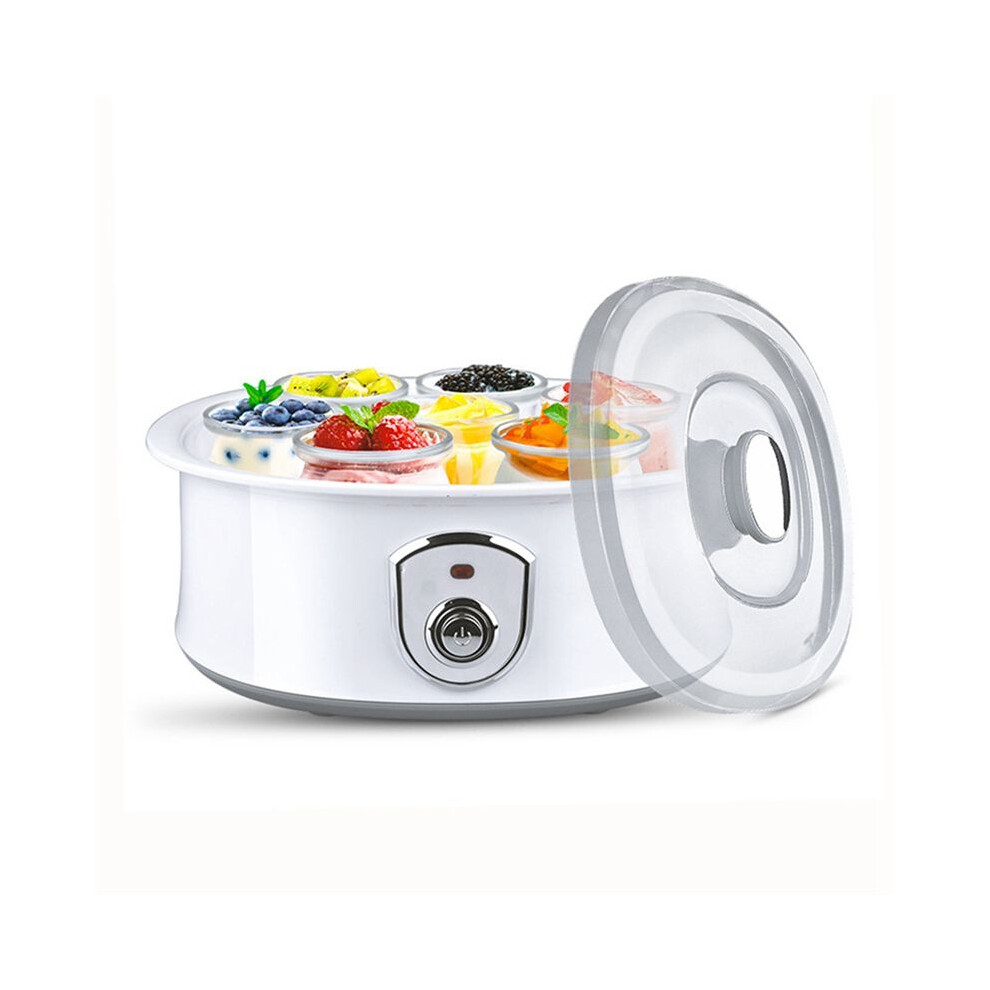 Automatic Yogurt Maker With 7 Glass Jars Electric Yogurt Maker Enzyme Fermenter Natto Rice Wine Ferment Machine Uk Plug 6031362714131