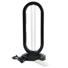 Luz Ultravioleta com Temporizador de 3 Velocidades e Controle Remoto Lâmpada UV 38W Desinfetante para Casa, Cozinha, Quarto de Bebê, Escritório, UE