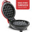 Waffles Maker Portable Home Waffle Maker  Breakfast Maker Sandwich Breakfast Maker for Making Paninis EU Plug 7