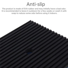 4pcs Anti-Vibration Pad Heavy Duty Ribbed Rubber Pads for HVAC / Air Compressor / Washer and Dryer / Air Conditioner