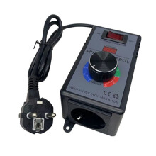 AC-Motordrehzahlregler, 220 V AC, EU-Eingang, Variabler Lüfterdrehzahlregler mit Überlastschutz, EU-Stecker