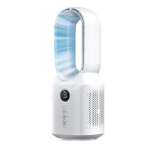 Table Fan, 13 Inch Bladeless Desk Fan,Oscillating Fan with 3 Speeds and Night Light, Quiet Desk Fan for Bedroom, Office