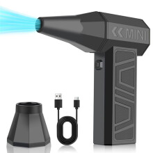 Cordless Air Duster 130,000RPM High-Speed Blower, Adjustable Power Turbo Jet Fan,for Cleaning Electronics, Cars
