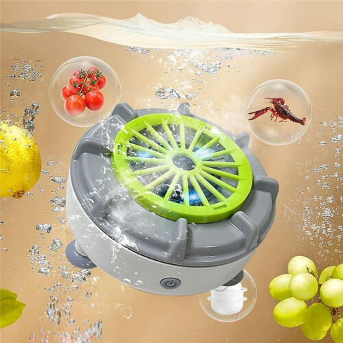 Efficient Portable Fruit and Vegetable Washers USB Automatic Washer Spinner Machine for Cleaning Fruits Vegetables