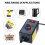 AC Motor Speed Controller 220V AC EU Input Variable Fan Speed Regulator with Overload Protection,EU Plug 4