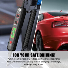 HT86A Car Circuit Tester Car Fault Repair Circuit Tester Car Circuit Tester 0.8V-100V  Buzzer Circuit Tester