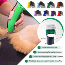 For Waldorf ARCO 1854 Pet Shaver Animal Stainless Steel 8-Color Hair Guide Comb Set Electric Clipper Limit Comb Set