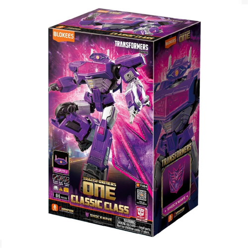 Figura Classic Class Transformers 18: Shockwave Transformers One (Olhos Iluminados)