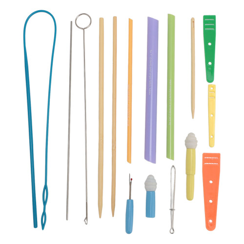 Quick Turn Fabric Set with Threader & Seam Remover for Crafts Sewing 2