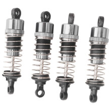 4 Pezzi Olio Ammortizzatore Ammortizzatore nel Metallo per HBX 16889 16889A 16890 16890A SG1601 SG1602 1/16 Parti di Aggiornamento Auto RC