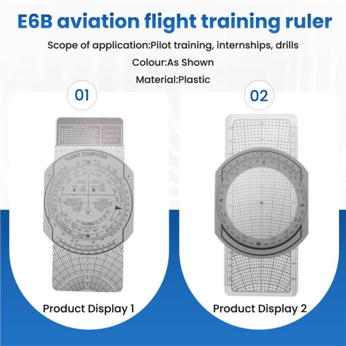 E6B Flugcomputer, Luftfahrtplotter, KreisföRmiger Rechenschieber, Verwendet im der Luftfahrt, Flugausbildung, Pilotenausbildung, Praktika 1