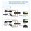 FJGEAR AV Switcher 4 Into 1 Out Av RCA  Interface Audio and Video Switcher Multi-Function 4-Way AV Switcher 7