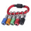 1/4 Bit Holder, Oxidation Resistant Good Compatibility Magnetic Socket Holder Metal Carabiner Portable Plating Red 9