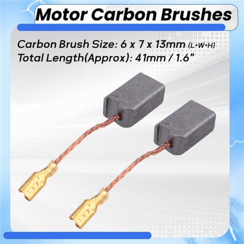 Replacement 6 * 7 * 13mm Motor Carbon Brushes 5 Pairs 1
