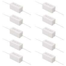10 Stuks Axiale Lood Keramische Cement Weerstand 0,5 Ohm 5W