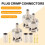 10 Sets 3-Piece BNC Male RG58 Plug Crimp Connectors 2