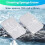30x Magic Cleaning Sponge Eraser Melamine Cleaner Multifunction White 2