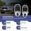 2 pcs Black Plastic Car Front Window Windshield Washer Spray Nozzle For  Pair 4