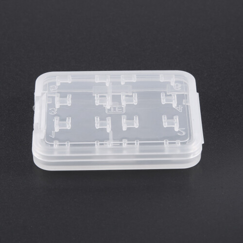 Eight in One Plastic Micro  SDHC TF MS Memory Card Storage Case Box Protector Holder