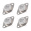 4 X 2N3055 15A 60V NPN AF Audio-Vermogenstransistor TO-3 1