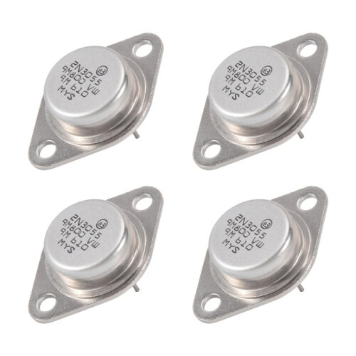 4 X 2N3055 15A 60V NPN AF Audio-Vermogenstransistor TO-3